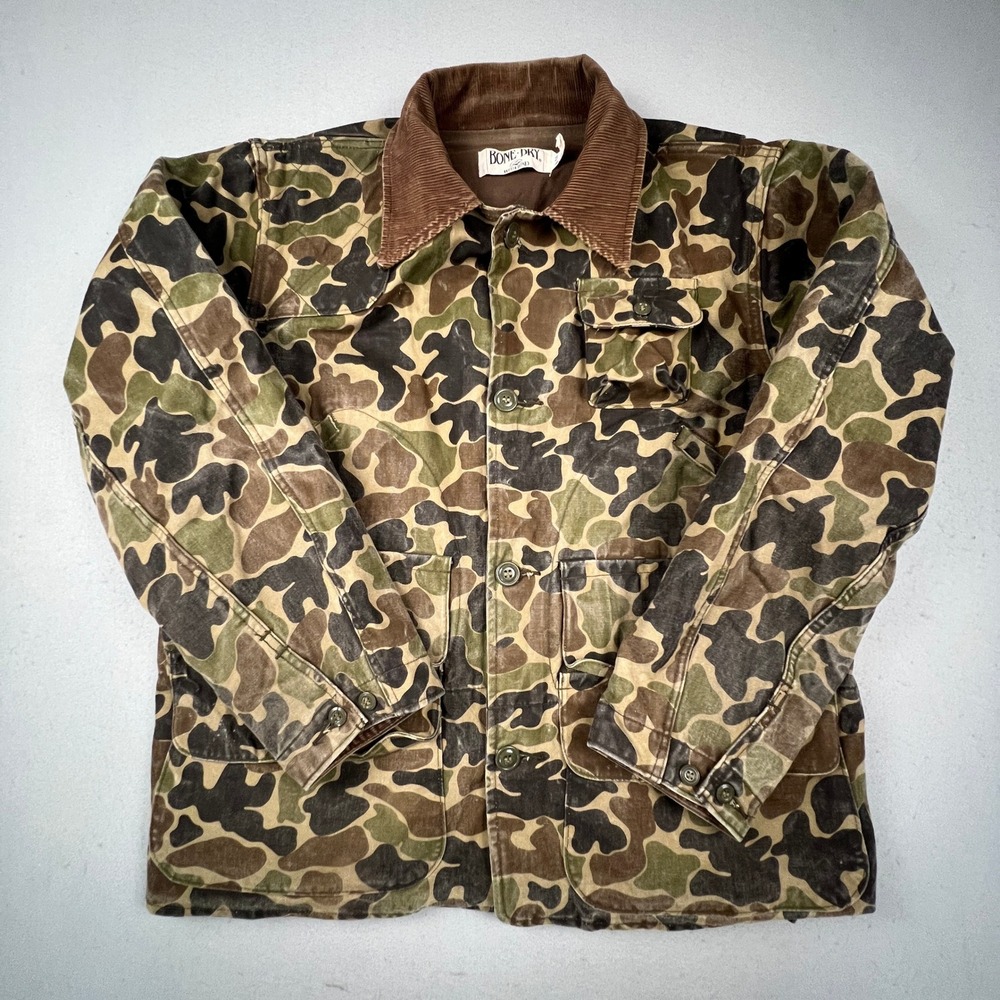 RedHead Bone-Dry Hunting Jacket Men 44 Camo Duck Hunter Vintage Canvas FieldCoat
